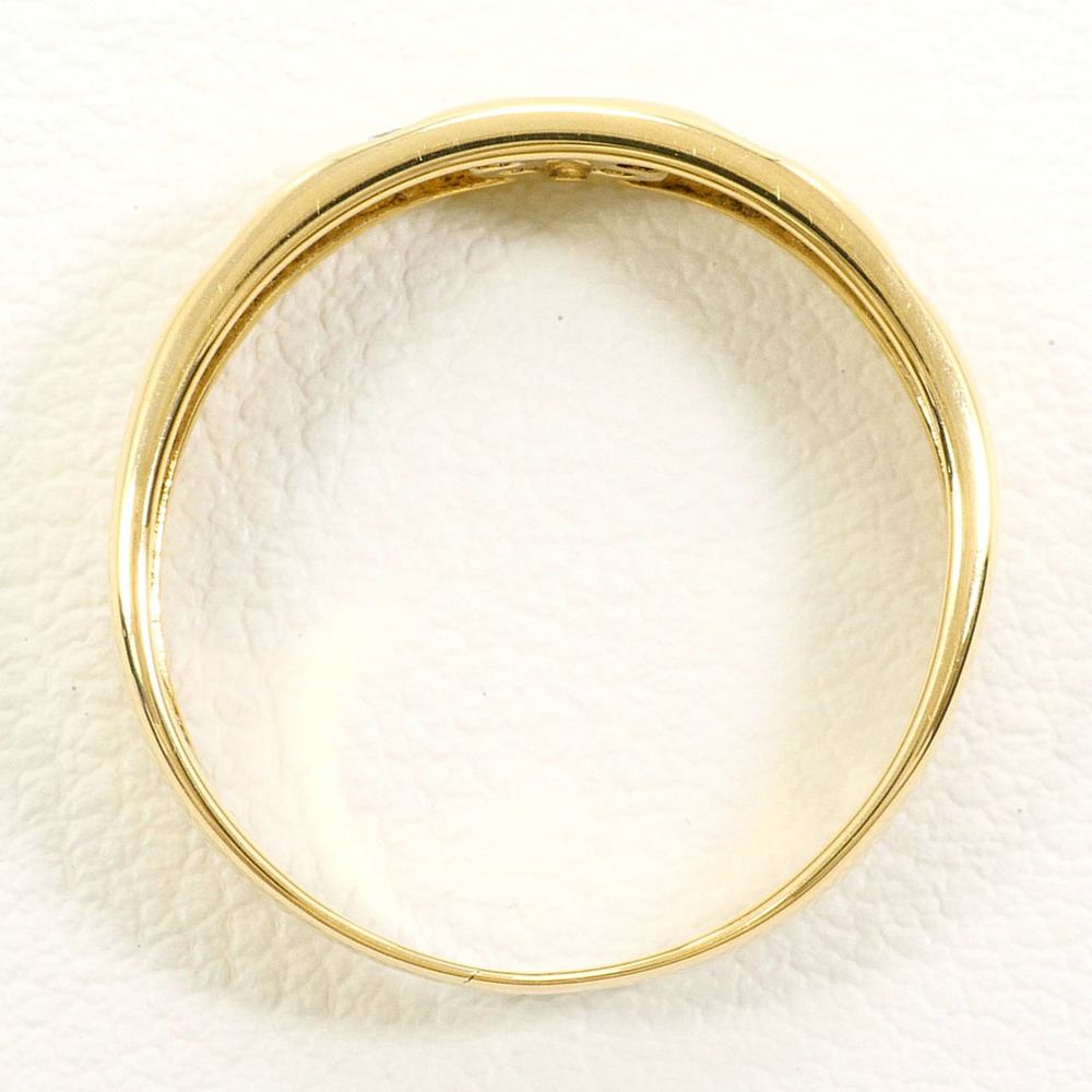 18K (18-karat) Yellow Gold Ring with Diamond (carat weight not stamped), Tota... - Picture 2 of 6